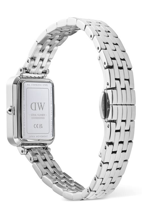 Daniel Wellington Quadro Bracelet Watch, 20mm X 26mm In Metallic
