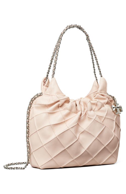 Tory Burch Mini Fleming Quilted Leather Hobo Bag