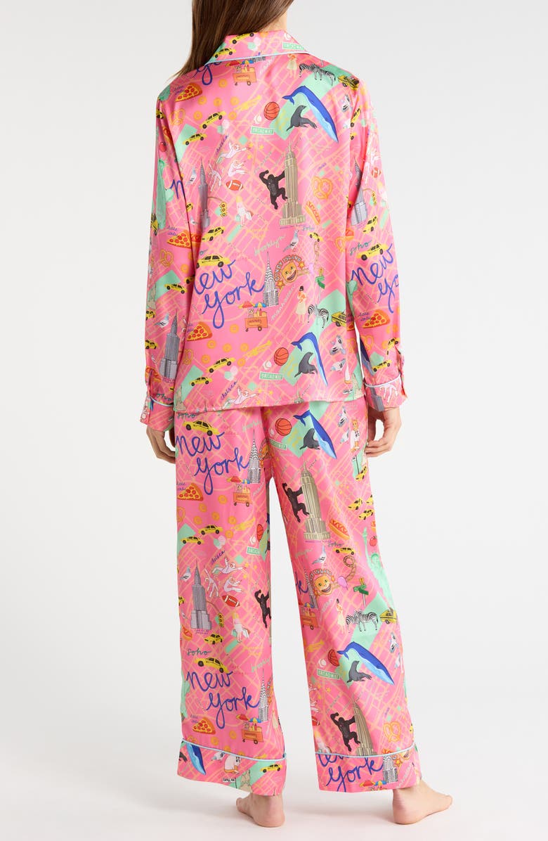 Karen Mabon City That Never Sleeps Pajamas, Alternate, color, Light Pink