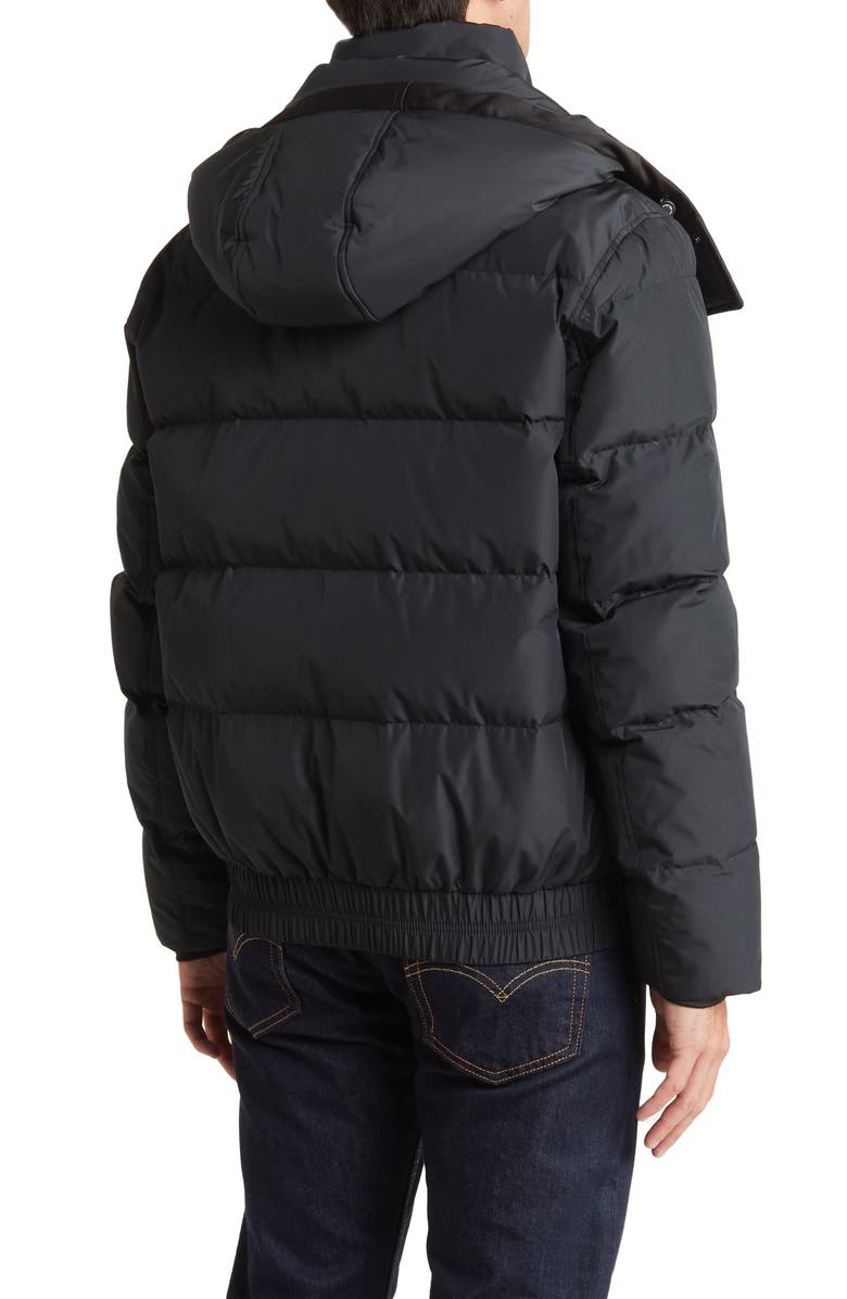 Marc New York Phoenix Water Resistant Down & Feather Coat, Alternate, color, Black