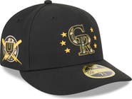 New Era Men's New Era  Black Colorado Rockies 2024 Armed Forces Day Low Profile 59FIFTY Fitted Hat