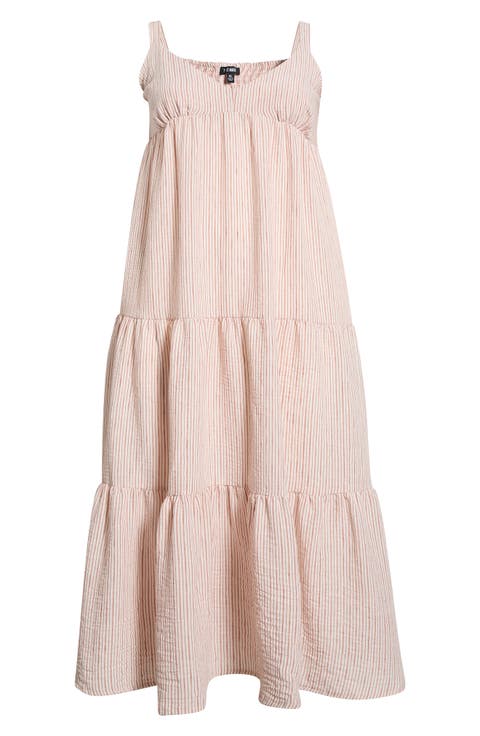 Elianna Stripe Tiered Sundress