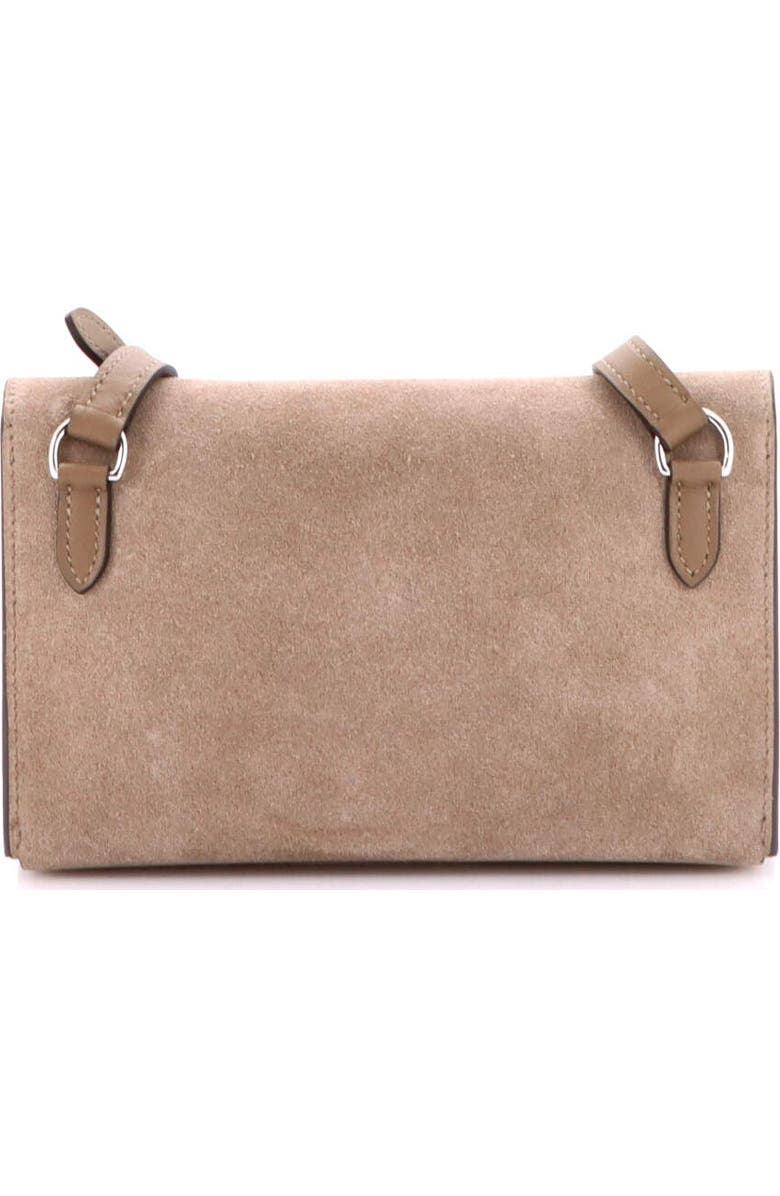 Pre-Owned Hermes Hermesnap Wallet Bag Grizzly and Swift, Alternate, color, Etoupe