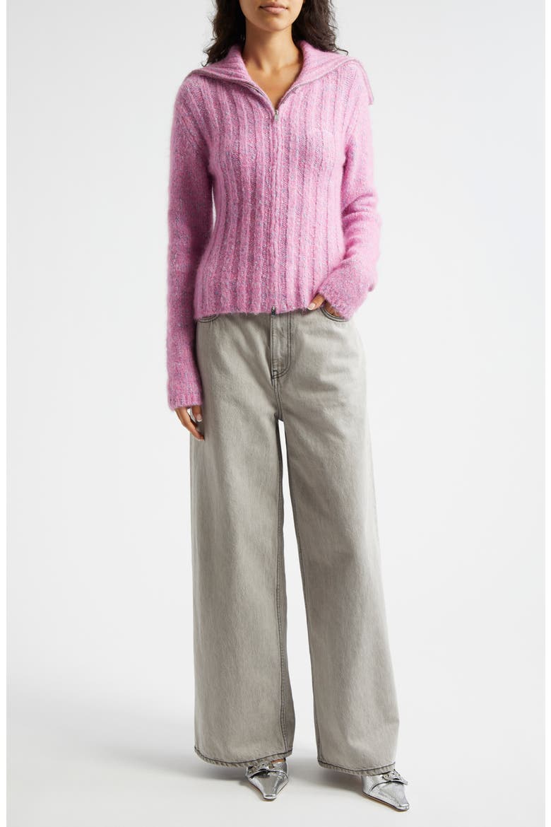 Future Apparel Wide Leg Jeans, Alternate, color, GRAY QUILL