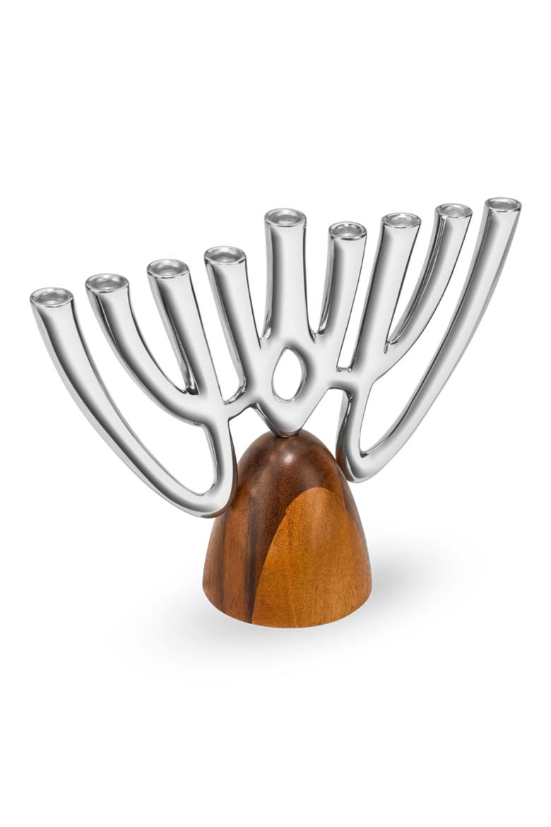 Unity Menorah, Alternate, color, SILVER