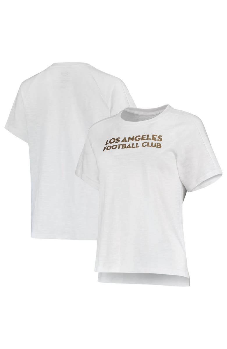 CONCEPTS SPORT Women's Concepts Sport White LAFC Resurgence T-Shirt, Main, color, 