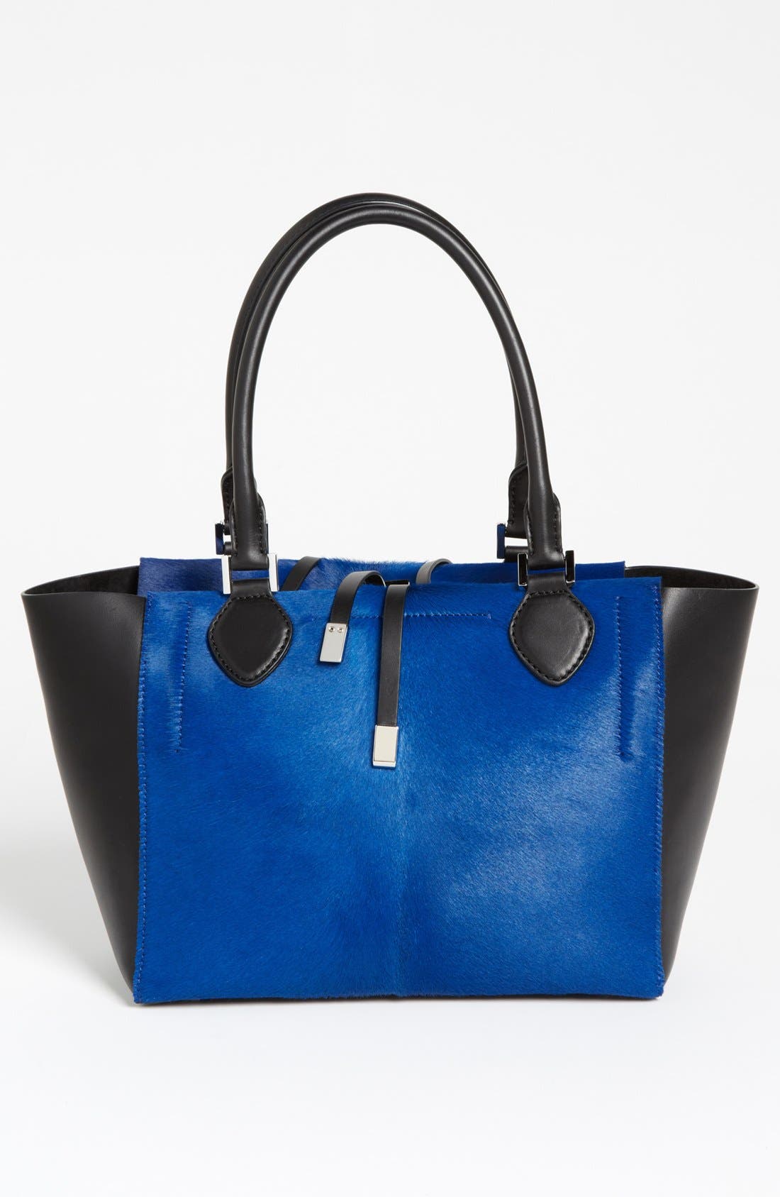 Michael Kors 'Miranda' Calf Hair & Leather Tote, Alternate, color, 