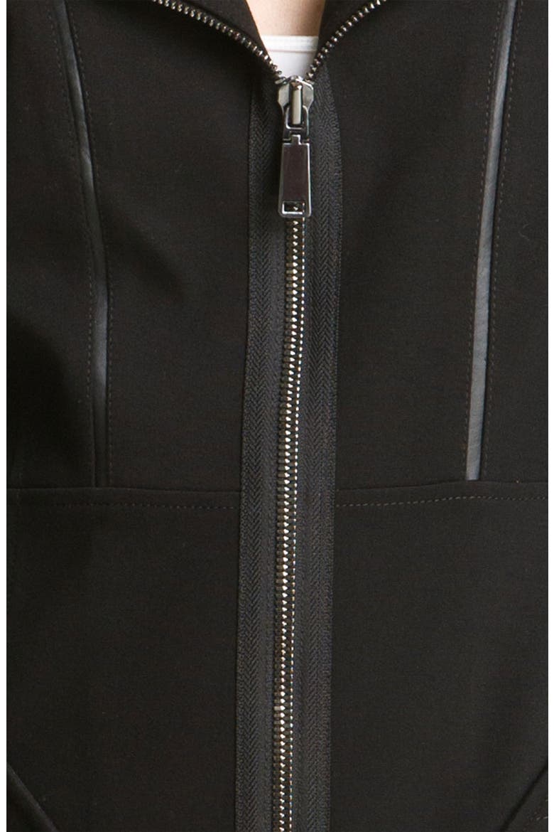 'Gabbie' Jacket, Alternate, color, BLACK