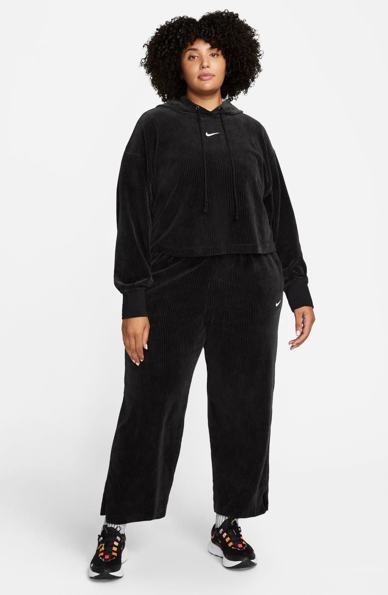 Nike Sportswear Velour High Waist Wide Leg Pants, Alternate, color, 