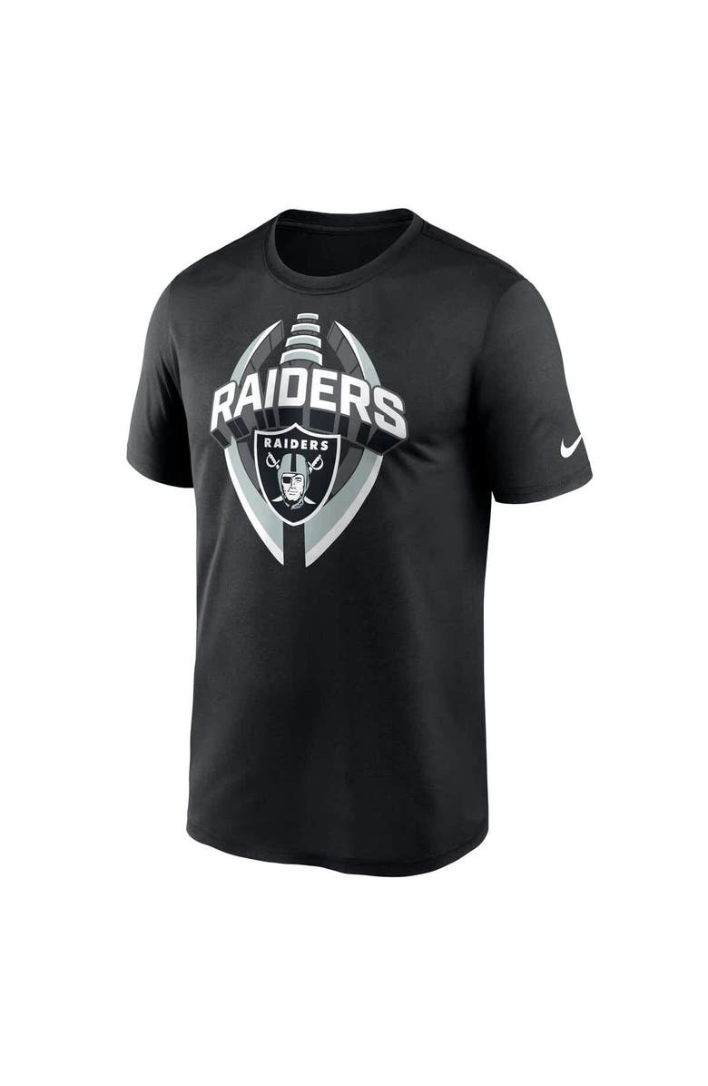 Nike Men's Nike Black Las Vegas Raiders Legend Icon Performance T-Shirt, Alternate, color, Black