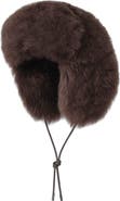 Mackage Zorica Genuine Shearling Aviator Hat