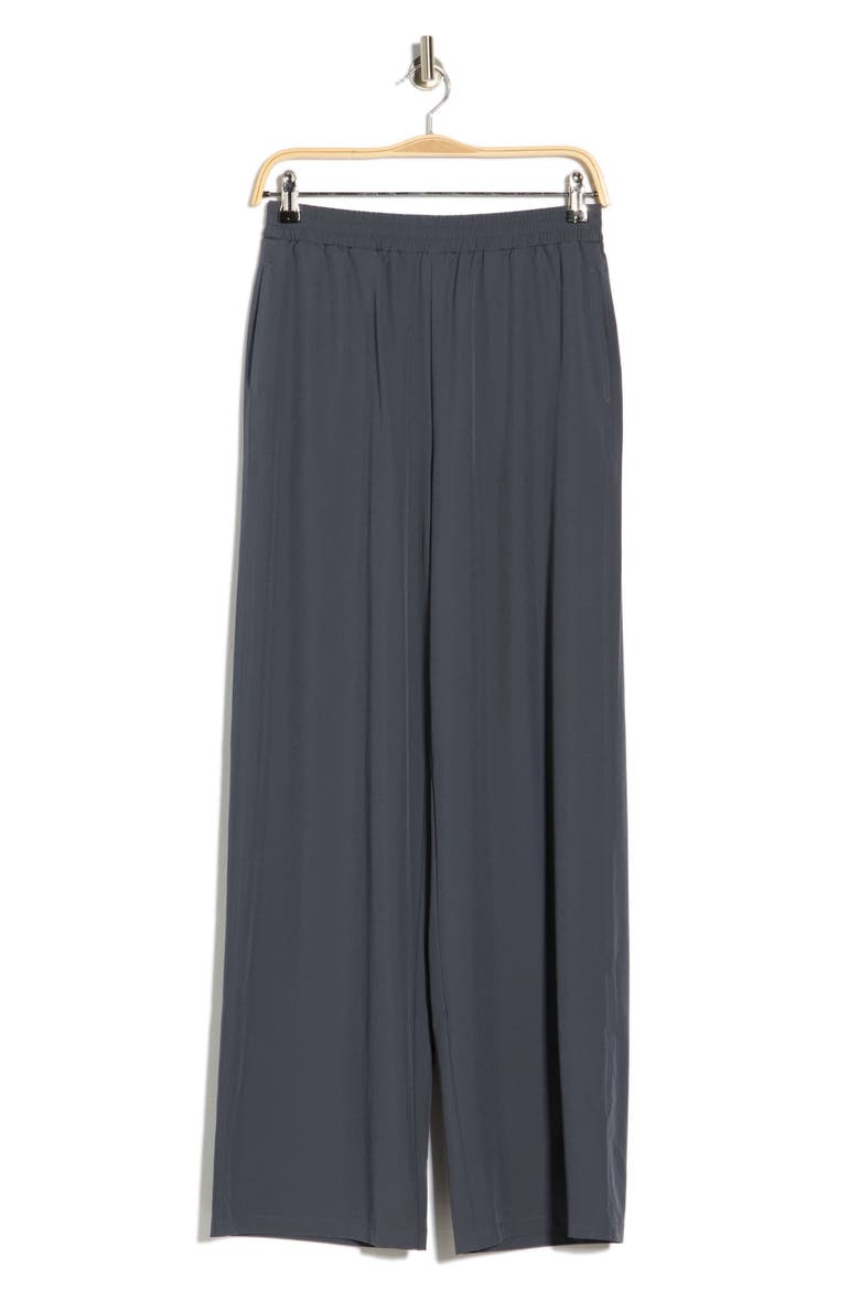 Vista High Waist Woven Pants, Alternate, color, NAVY ARMADA