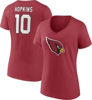 FANATICS Women's Fanatics Branded DeAndre Hopkins Cardinal Arizona Cardinals Player Icon Name & Number V-Neck T-Shirt