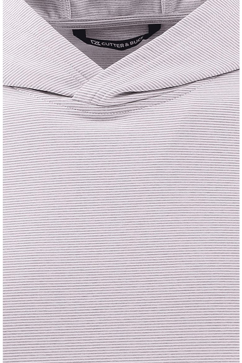 Feeder Stripe Performance Pullover Hoodie, Alternate, color, POLISHED HEATHER/ WHITE