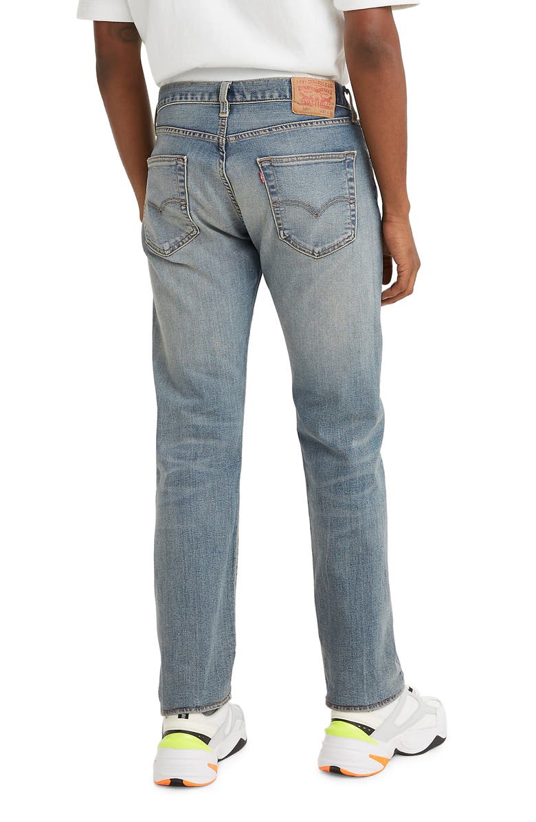 Levi's <sup>®</sup> 501<sup>™</sup> Original Straight Leg Jeans, Alternate, color, Unleaded
