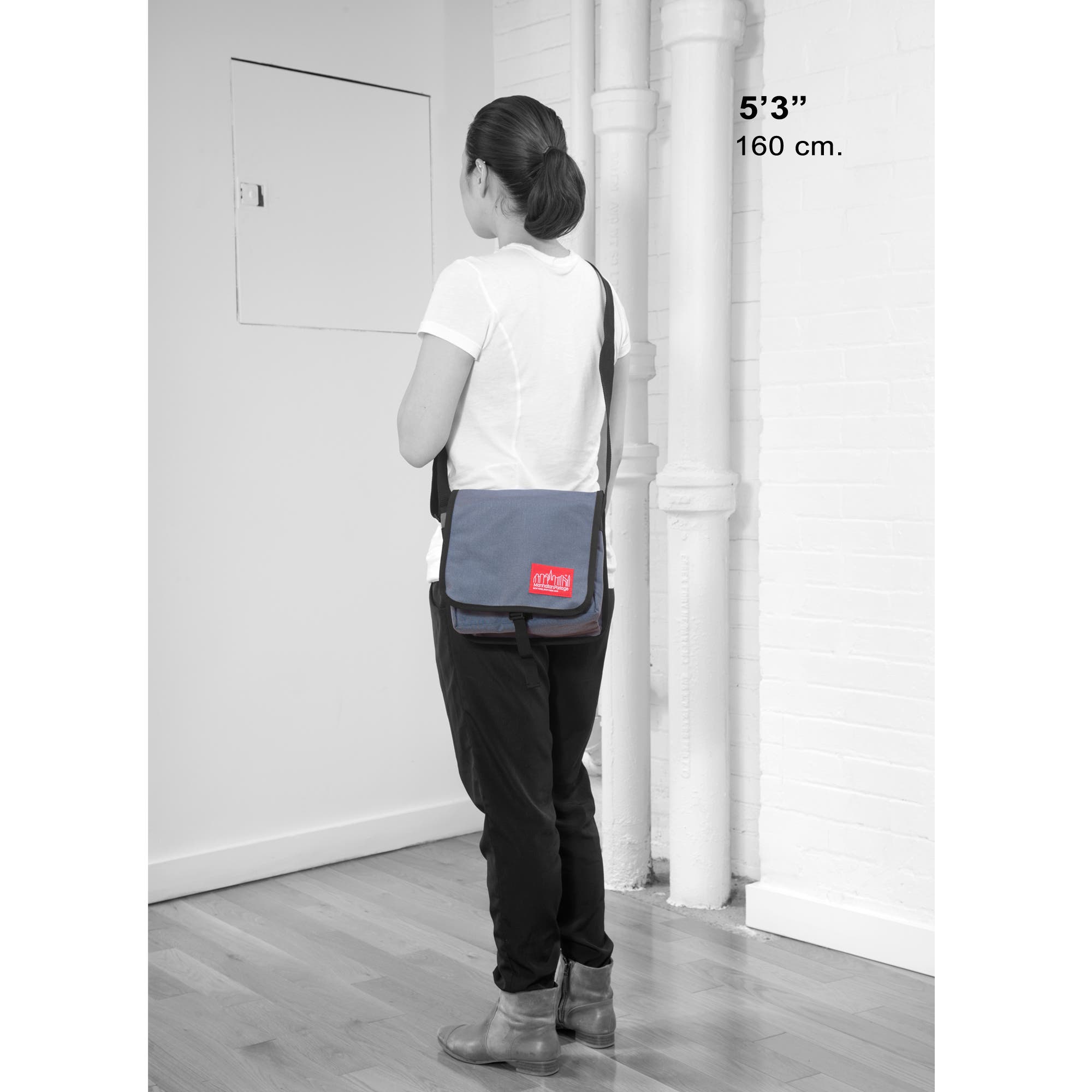 Manhattan Portage DJ Crossbody Bag, Alternate, color, Grey