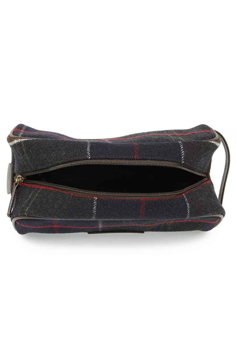 Barbour Tartan Dopp Kit, Alternate, color,