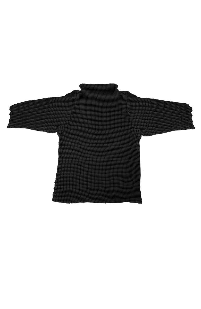 BAACAL Ingrid Pleated Mock Neck Top, Main, color, Black