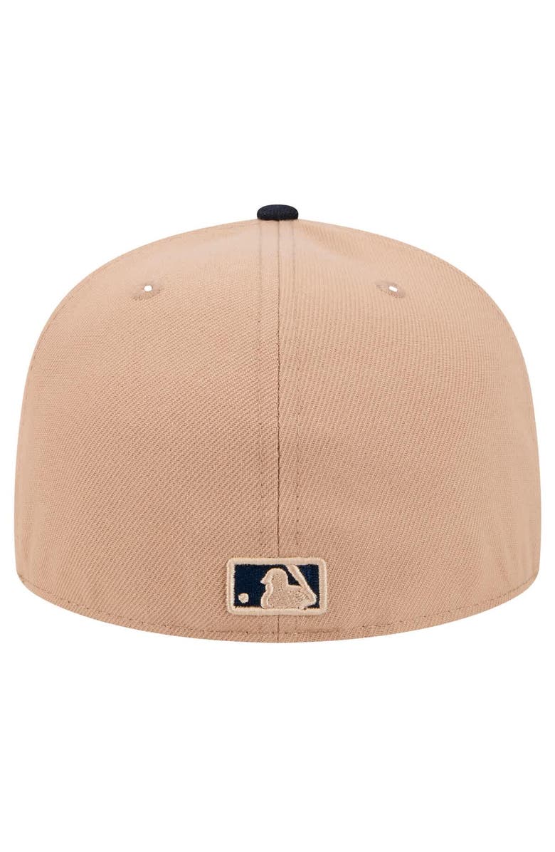 New Era Men's New Era Khaki New York Yankees 59FIFTY Fitted Hat, Alternate, color, Khaki