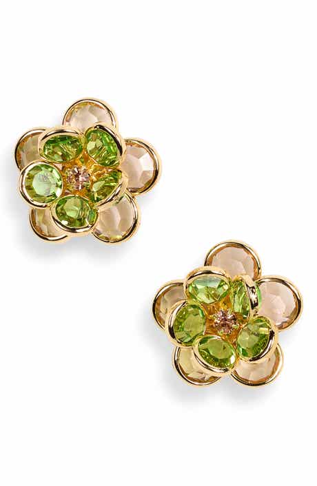 FRASIER STERLING Petunia Flower Stud Earrings