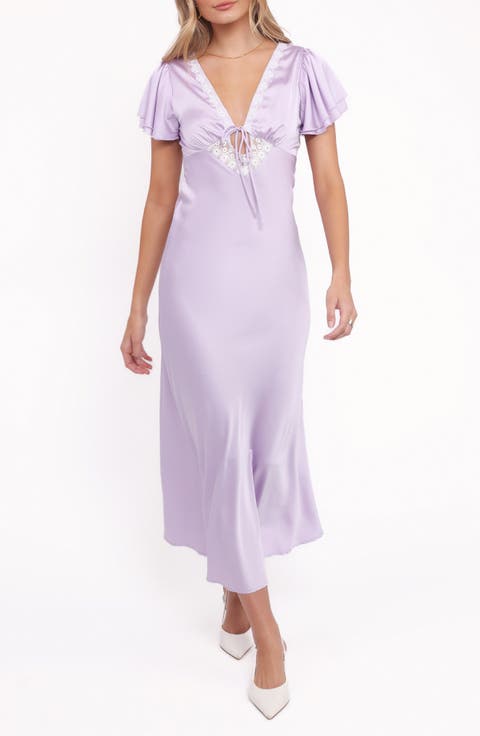 Devine Satin Maxi Dress