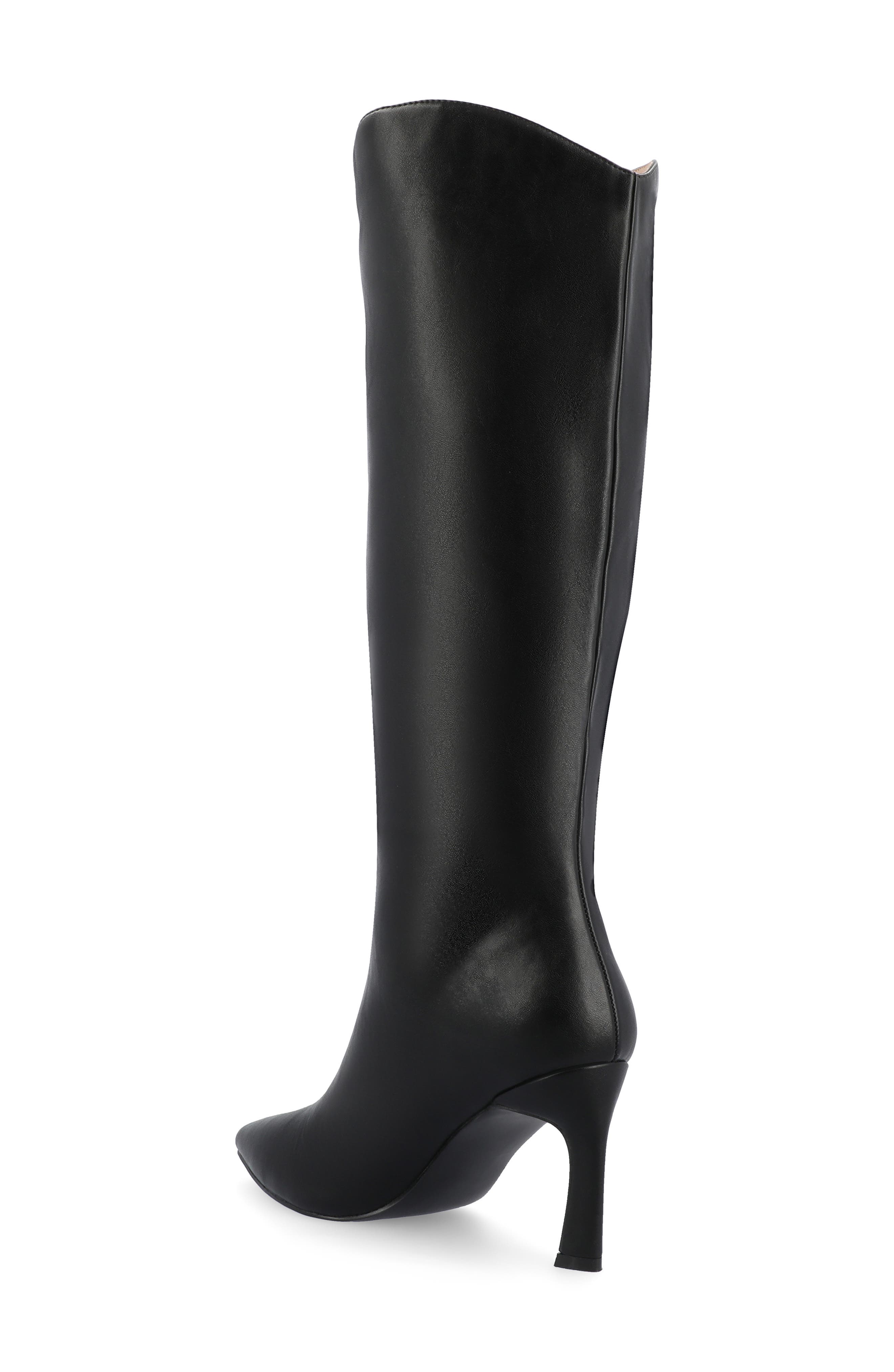 Journee Collection Rehela Pointed Toe Boot, Alternate, color, Black
