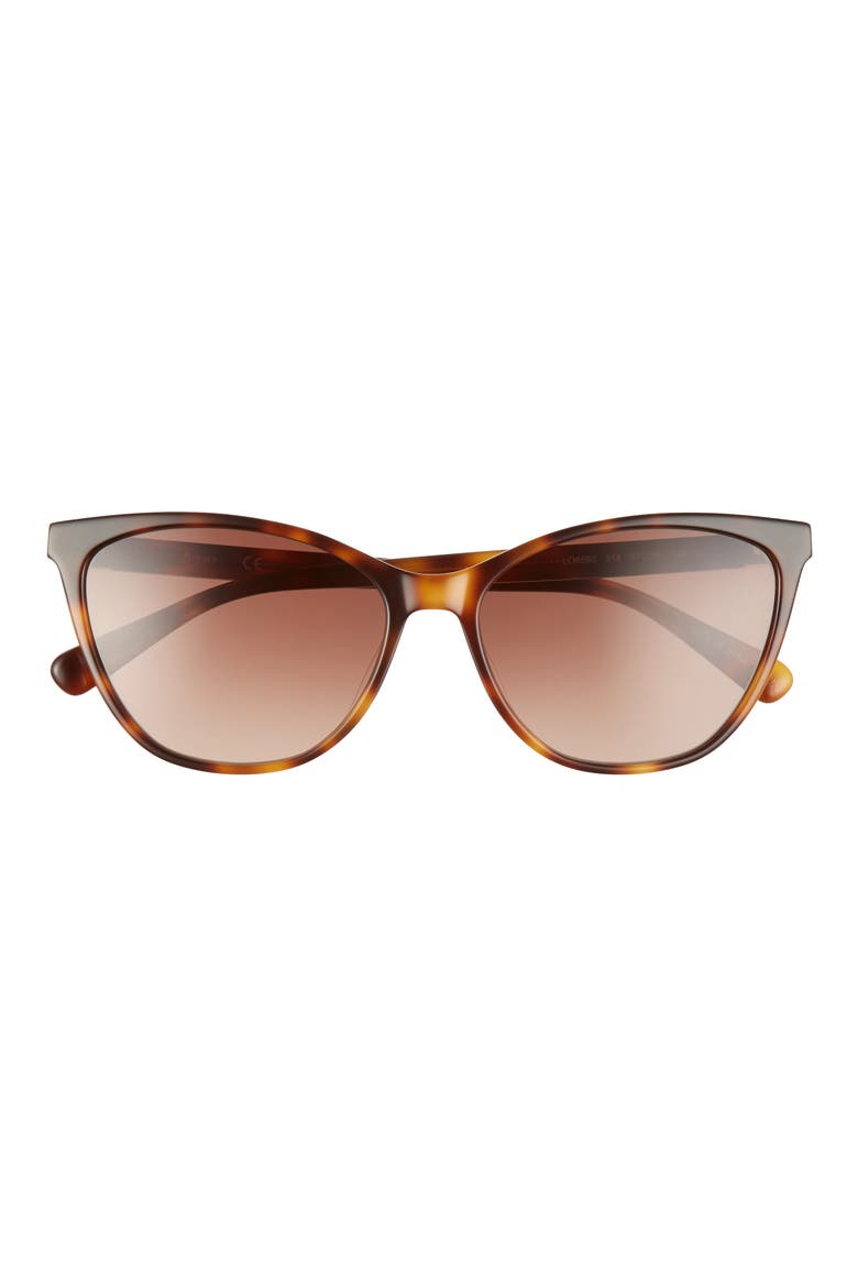 Le Pliage 57mm Gradient Cat Eye Sunglasses, Main, color, HAVANA