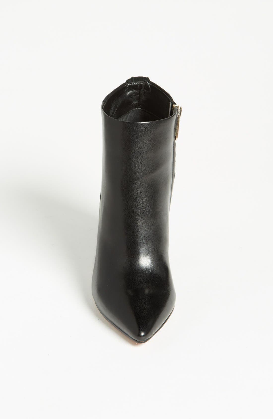 'Mariel' Bootie, Alternate, color, BLACK LEATHER