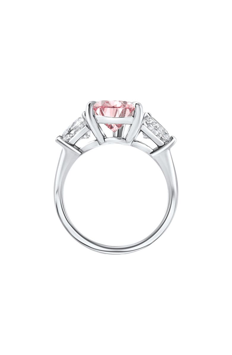 Bliss Diamond Certified 3Ct VS Fancy Vivid Pink Diamond Engagement Ring Gold Lab Grown, Alternate, color, 