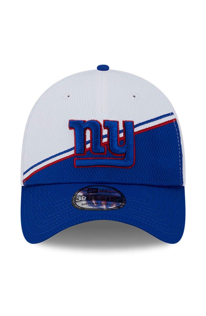 New Era Men's New Era  White/Royal New York Giants 2023 Sideline 39THIRTY Flex Hat, Alternate, color, White