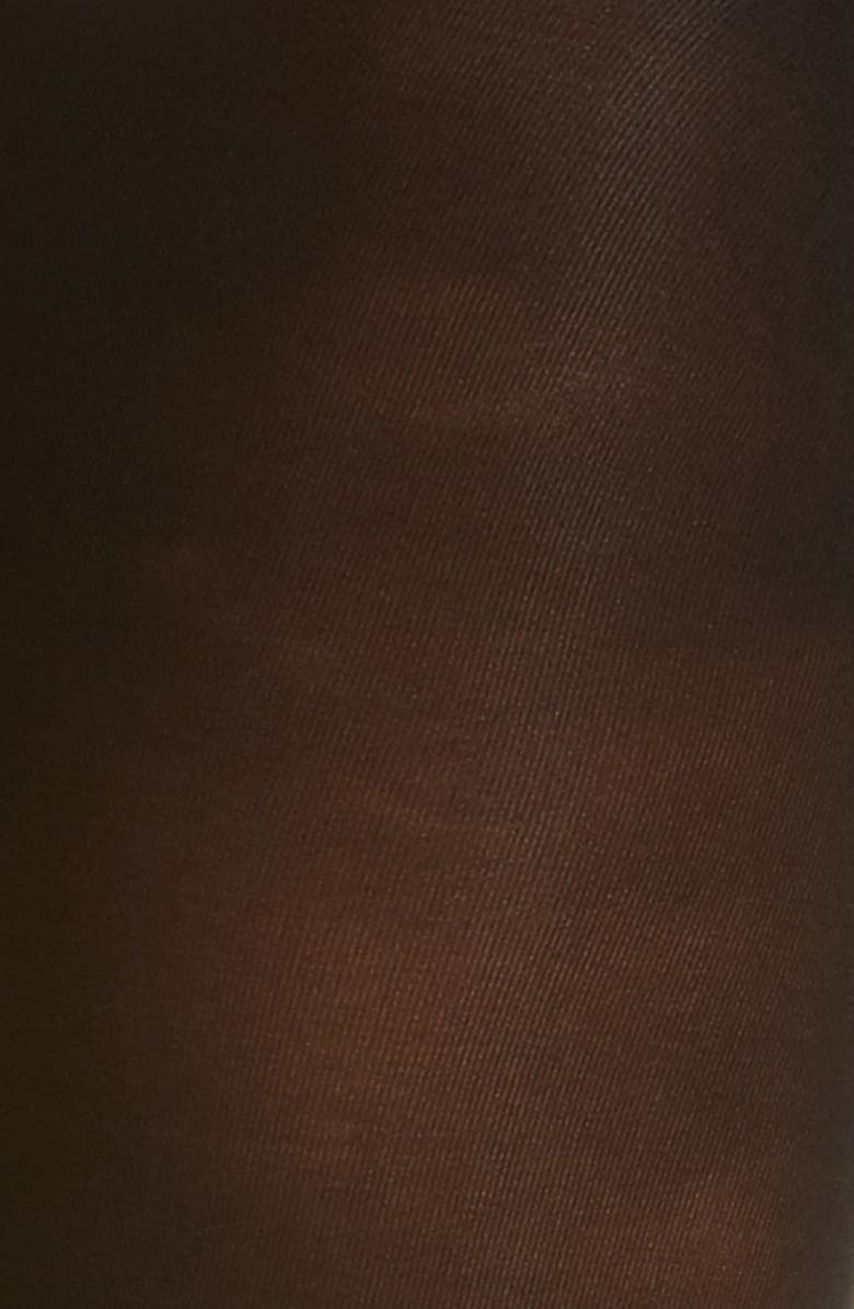 Natori Revolutionary Seamless Opaque Tights, Alternate, color, Black