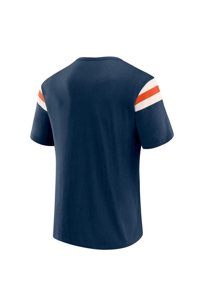 Men's Darius Rucker Collection by Fanatics Navy Houston Astros Distressed Sleeve Stripe T-Shirt, Alternate, color, Navy