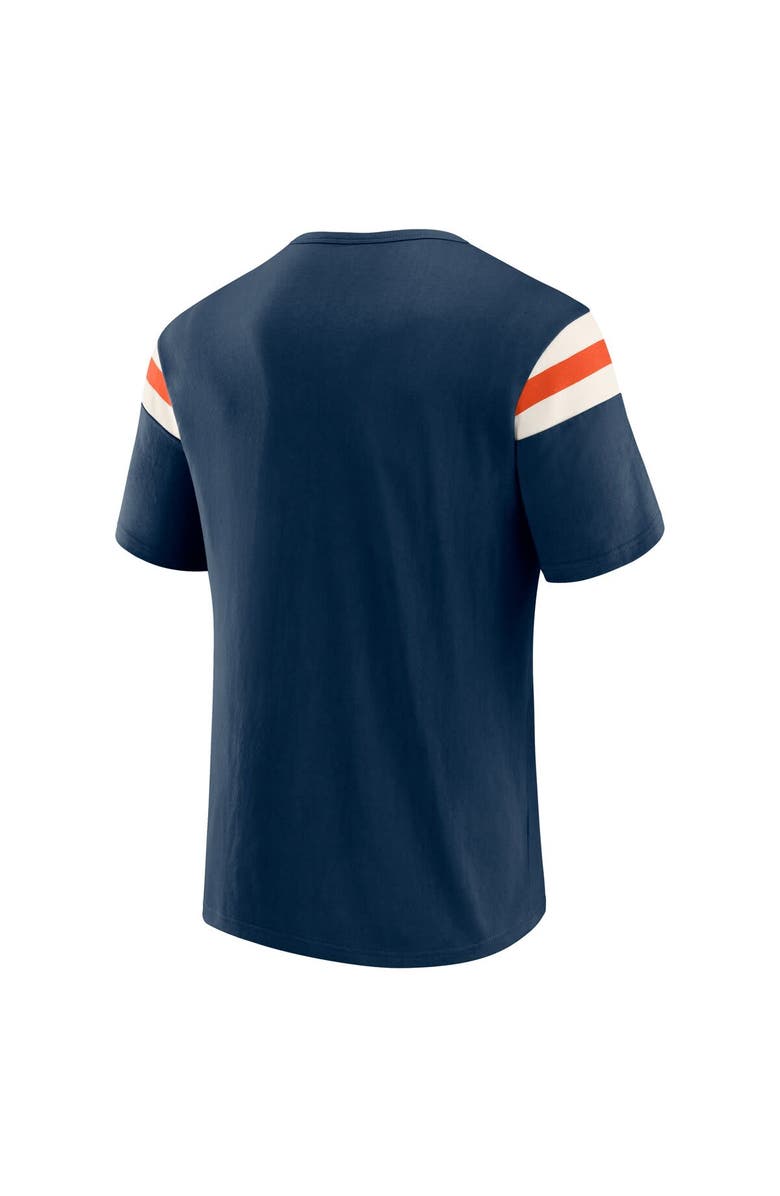 Darius Rucker Collection by Fanatics Men's Darius Rucker Collection by Fanatics Navy Houston Astros Distressed Sleeve Stripe T-Shirt, Alternate, color, Navy