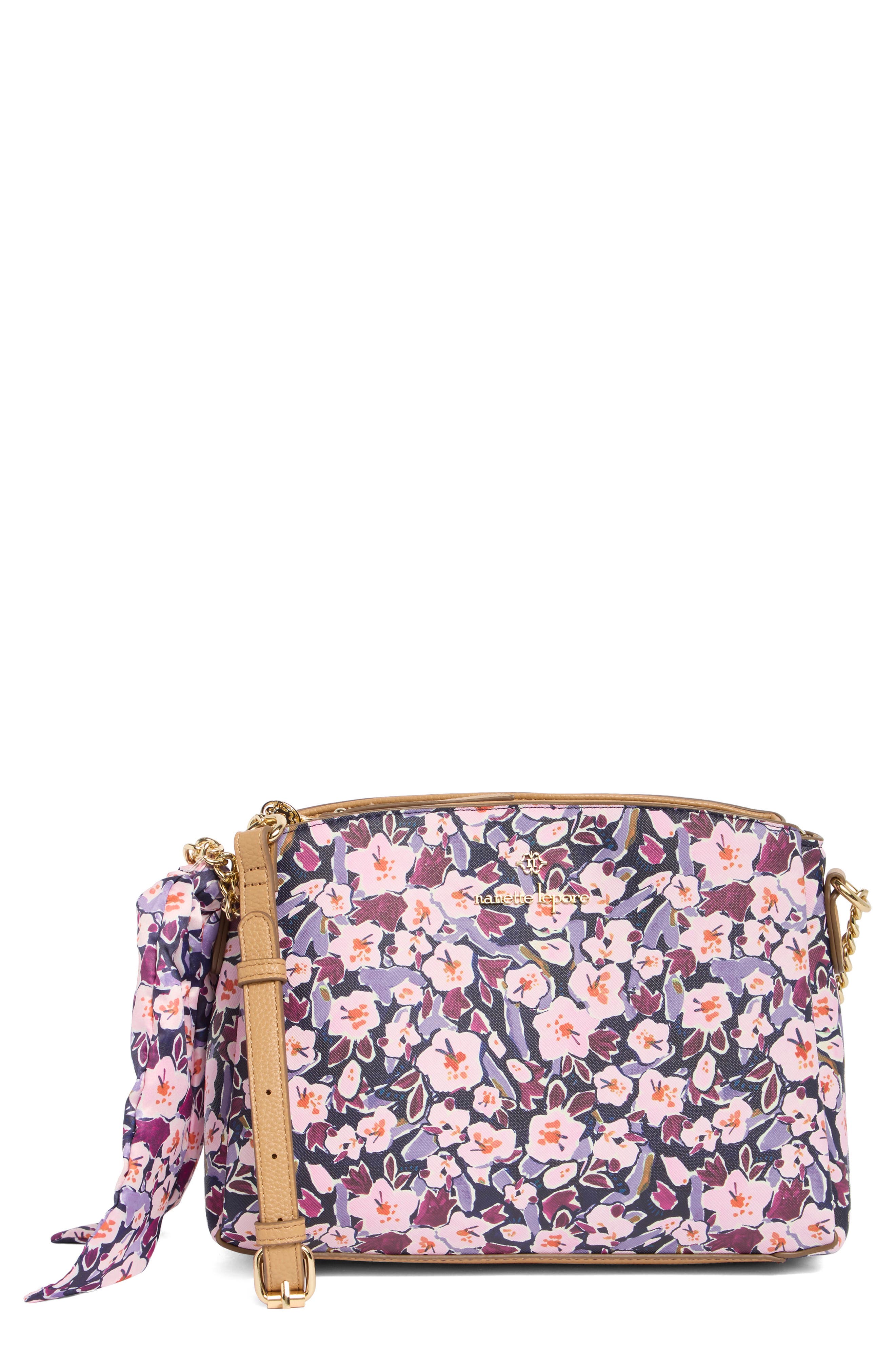 Nanette Lepore Lindsey Print Crossbody Bag, Main, color, 