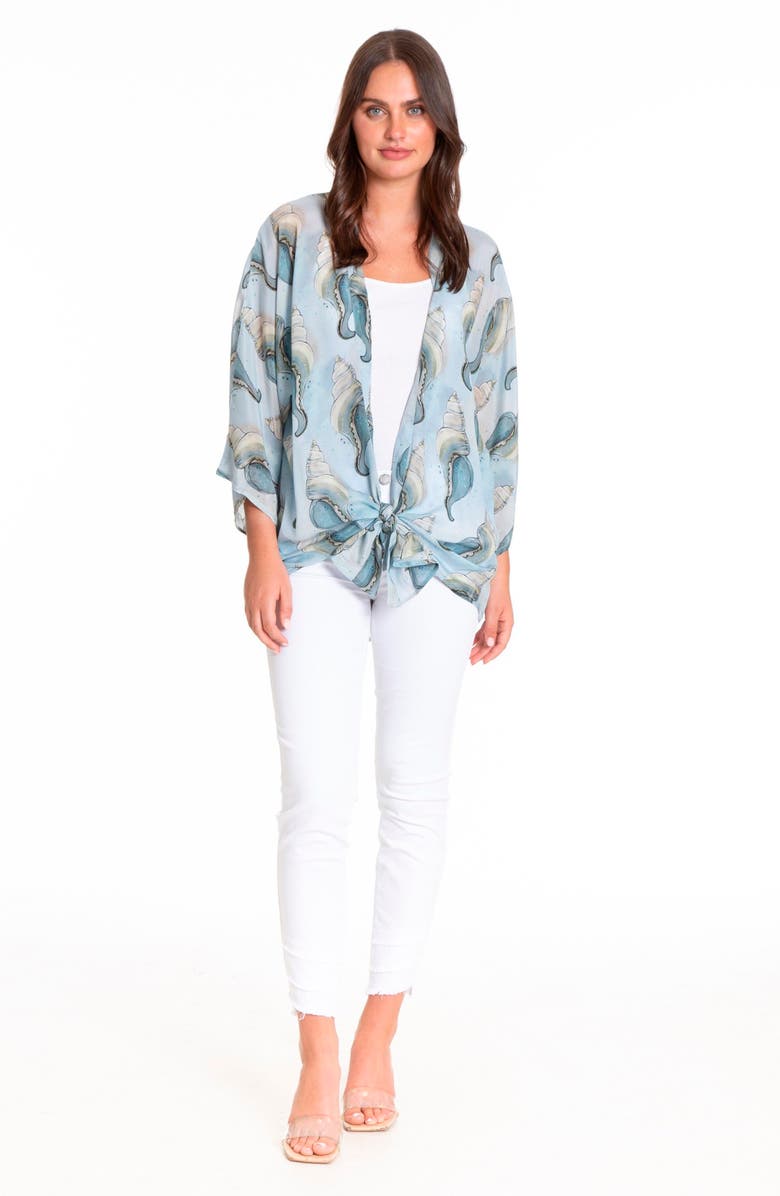APNY Urban Seashells Jacket, Alternate, color, Light Blue Multi