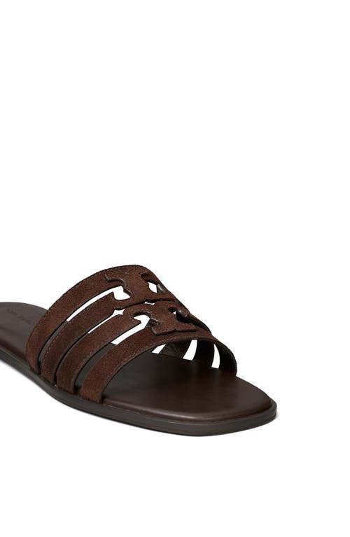 Tory Burch Ines Suede Cage Slide Sandals