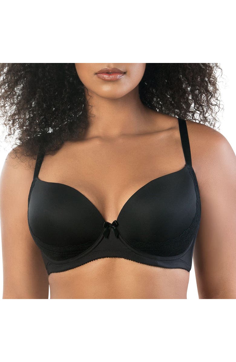 Parfait Casey Plunge Molded T-Shirt Bra, Main, color, Black