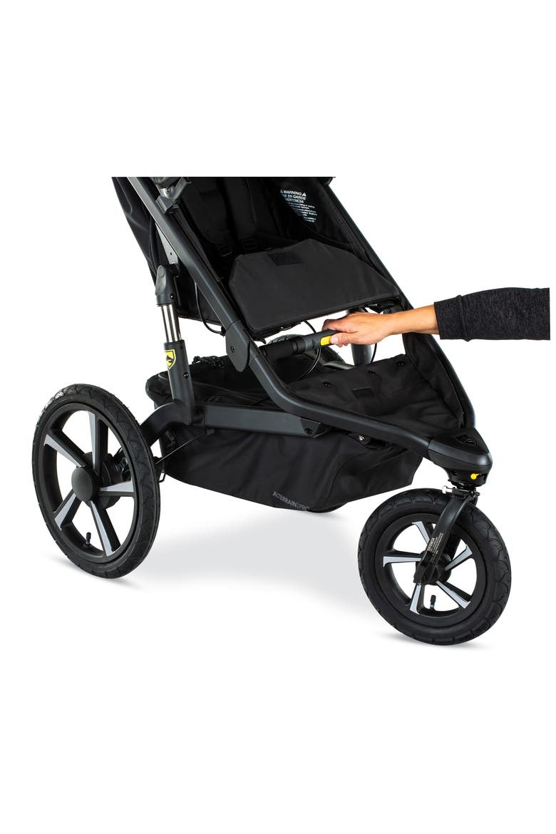 Alterrain™ Pro Jogging Stroller, Alternate, color, ALL WEATHER BLACK