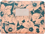 Aloha Collection Mid Flor Del Mar Water Resistant Tyvek® Zip Pouch