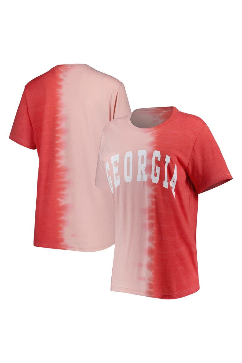 Women's Gameday Couture Red Georgia Bulldogs Find Your Groove Split-Dye T-Shirt, Main, color, Red