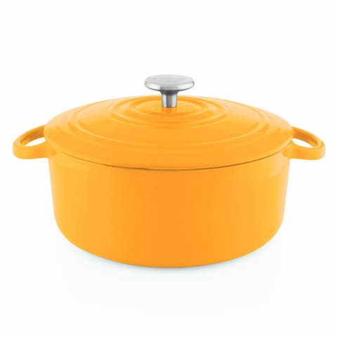 5.6 Qt Round Cast Iron Dutch Oven