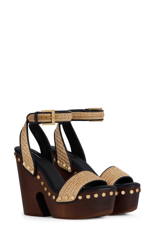 Givenchy Studded Platform Sandal In Multi