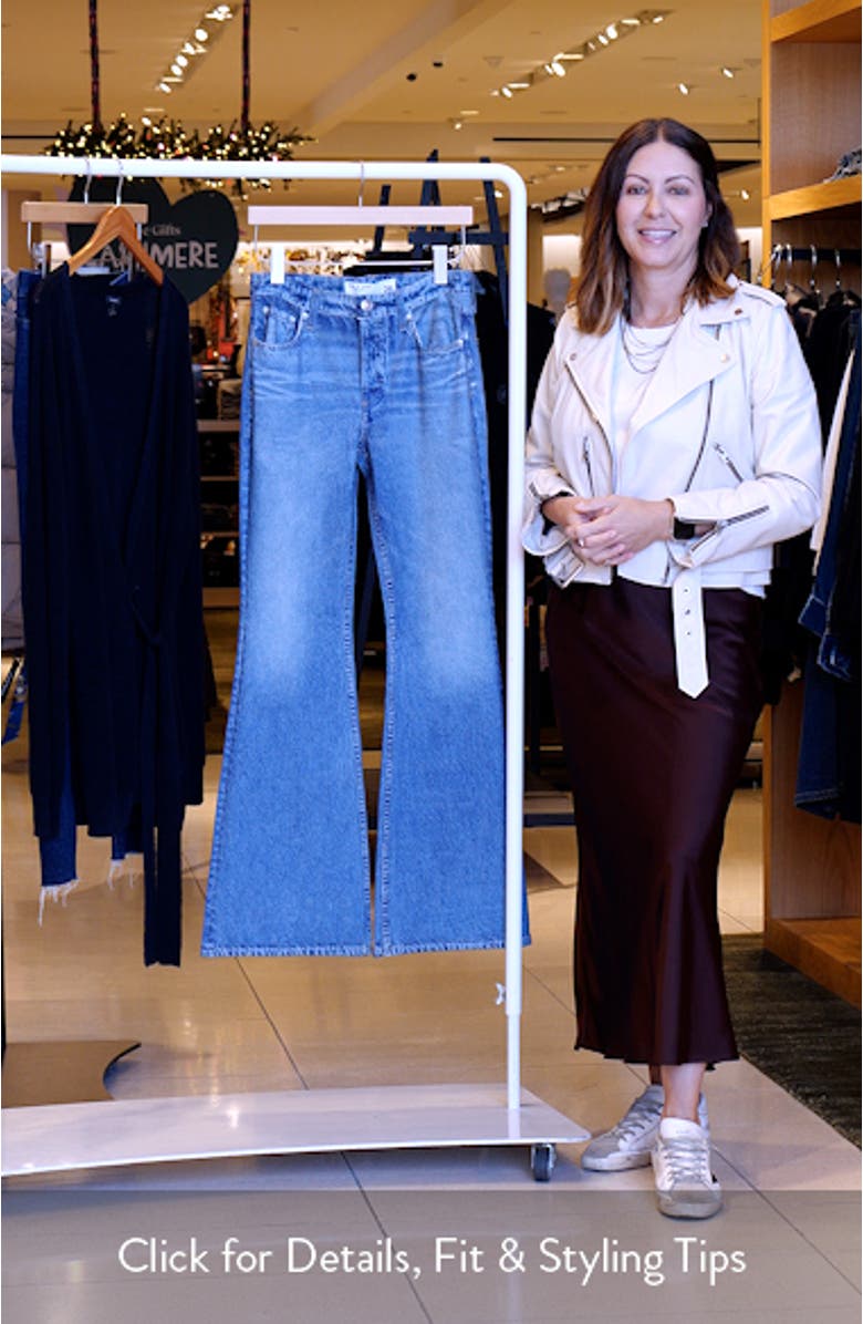 Miramar Ponte Dahlia Mid Rise Flare Jeans, sales video thumbnail