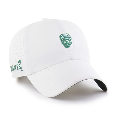 Men's '47 White San Francisco Giants Elevated Greens Clean Up Adjustable Hat