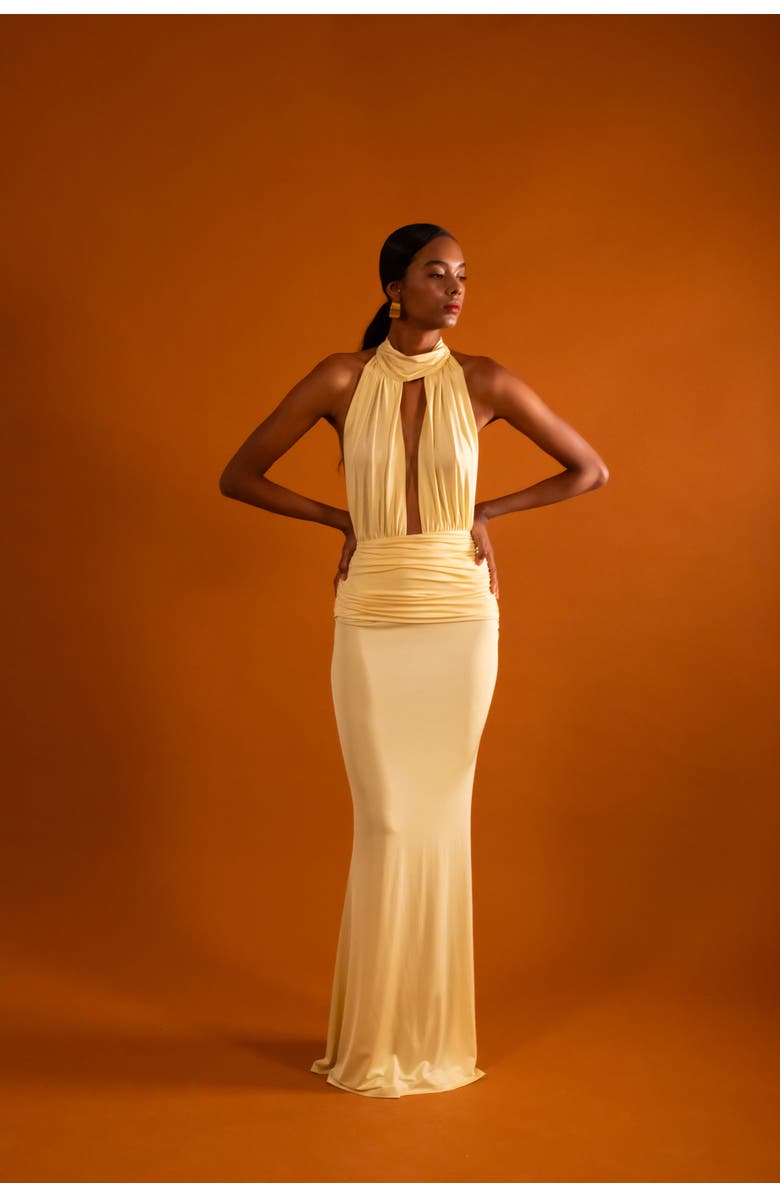 Maeve Dalida Dress, Alternate, color, Butter Yellow