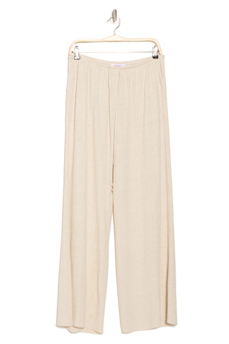 Relaxed Fit Drawstring Pants, Alternate, color, LINEN