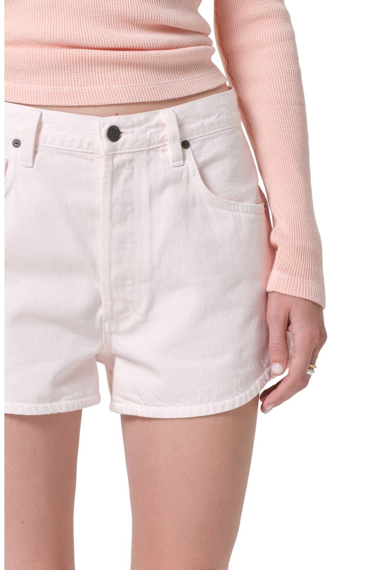 Abita Denim Shorts, Alternate, color, PALE SALT LIGHT PINK