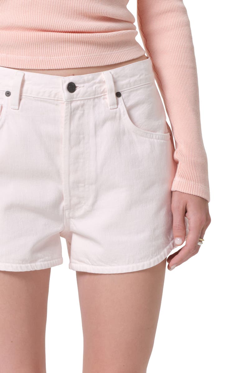 Citizens of Humanity Abita Denim Shorts, Alternate, color, Pale Salt Light Pink