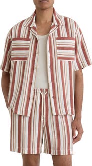 Reiss Celeste Stripe Camp Shirt