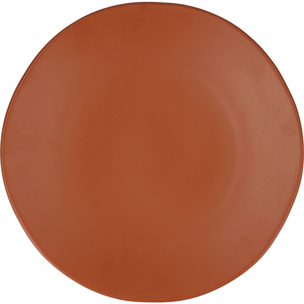 Fortessa Heirloom Set Of 4 Ceramic Dinner Plates In Terracotta
